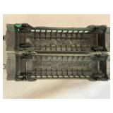 LR - Lot of 7 Vintage Midgetoy Cast Metal Train Cars Assorted Colors