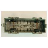 LR - Lot of 7 Vintage Midgetoy Cast Metal Train Cars Assorted Colors