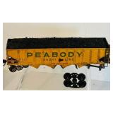 LR - Set of 4 Vintage Model Railroad Coal Cars with Extra Wheels