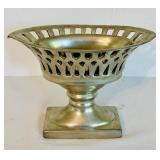LR - 5 Inch Metal Footed Compote Basket with Liner