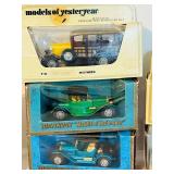 LR - Collection of 7 Matchbox Models of Yesteryear Diecast Cars in Original Boxes