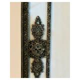 LR - Pair of Vintage Decorative Picture Frames with Ornate Detailing