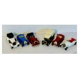 LR - Set of 6 Die-Cast Vintage Model Cars Including Waring