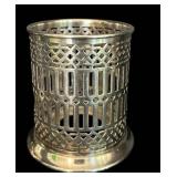 DR - Set of 3 Vintage Silverplate Openwork Ketchups Wilcox and EPNs 3.75in