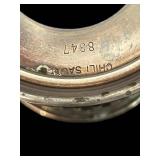 DR - Set of 3 Vintage Silverplate Openwork Ketchups Wilcox and EPNs 3.75in