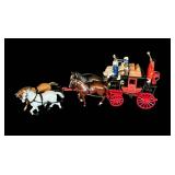 LR - Matchbox Models of Yesteryear Stagecoach and Her Majesty
