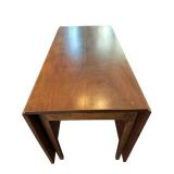 DR - Mid-Century Drop Leaf Dining Table in Wood Finish