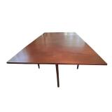 DR - Mid-Century Drop Leaf Dining Table in Wood Finish