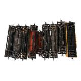 DR - Set of 6 HO Scale Vintage Model Train Tank Cars and Gondola Cars