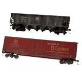 DR - Set of 8 HO Scale Model Train Freight Cars Assorted Road Names