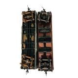 DR - Set of 8 HO Scale Model Train Freight Cars Assorted Road Names