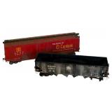 DR - Set of 8 HO Scale Model Train Freight Cars Assorted Road Names