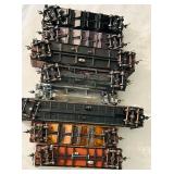 LR - Set of 8 Vintage HO Scale Model Railroad Freight Cars