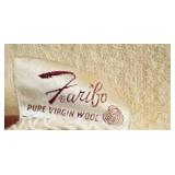 Vintage Faribo Pure Virgin Wool Blanket with Multicolor Stripes