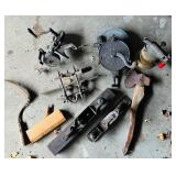 Lot of Vintage Woodworking Hand Tools and Sharpeners
