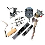 Lot of Vintage Woodworking Hand Tools and Sharpeners