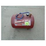 Midwest Air Works Portable Air Tank Red