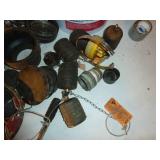 Pail of Rubber Fernco Caps & Test Plugs