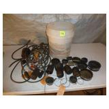 Pail of Pressure Test Plugs & End Caps