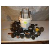 Pail of Test Plugs & Caps