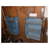 Light Blue Wall Organizers Steel x 2