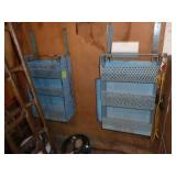 Light Blue Wall Organizers Steel x 2