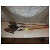 Sand Spade Shovels x 3