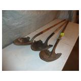 Sand Spade Shovels x 3