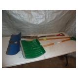 Snow Shovels x 2 Trench Spade x 1