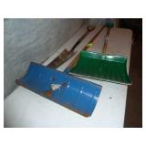 Snow Shovels x 2 Trench Spade x 1