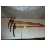 Pick Axes x 3