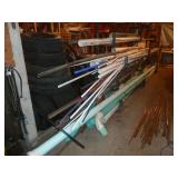 Rack of PVC Pipe
