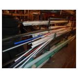 Rack of PVC Pipe