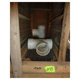PVC Fittings  In Bins Assorted 4"
