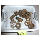 Basket Brass Water Fittings Barbed