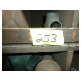 Bins of Large Brass  Water Pipe Fittings