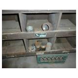 Bins of Large Brass  Water Pipe Fittings