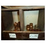 Copper Fittings Top 2 Rows of Bins