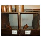 Copper Fittings Top 2 Rows of Bins