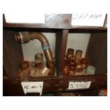 Copper Fittings Top 2 Rows of Bins