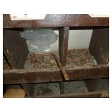 Copper Fittings Bottom 2 Rows of Bins & Organizers on floor