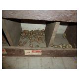Copper Fittings Bottom 2 Rows of Bins & Organizers on floor