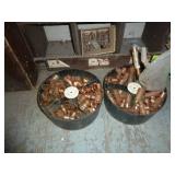 Copper Fittings Bottom 2 Rows of Bins & Organizers on floor