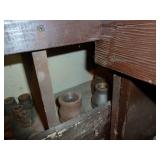 Black Pipe Fittings Back Wall Bins