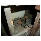 Black Pipe Fittings Back Wall Bins