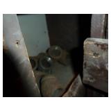 Black Pipe Fittings Back Wall Bins