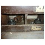 Black Pipe Fittings Back Wall Bins