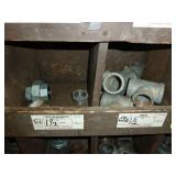 Galvanized Fittings Bottom 2 Rows of Bins