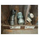 Galvanized Fittings Bottom 2 Rows of Bins