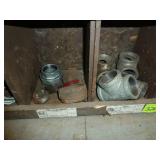 Galvanized Fittings Bottom 2 Rows of Bins